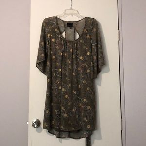 Perfect for fall shift dress multi color
